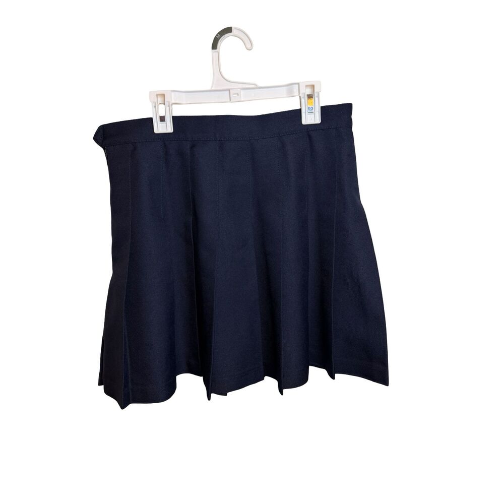 American Apparel Navy Pleated Tennis Skirt Womens M High Waist Mini Preppy - Picture 3 of 7